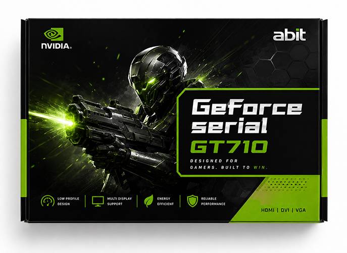 ABIT GT1030 4GB DDR4 Low Profile Graphics Card
