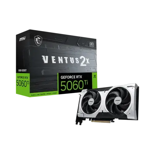 MSI GeForce RTX 5060 Ti 8G VENTUS 2X OC PLUS 8GB GDDR7 Graphics Card