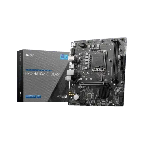 MSI PRO H610M-E DDR4 mATX Motherboard